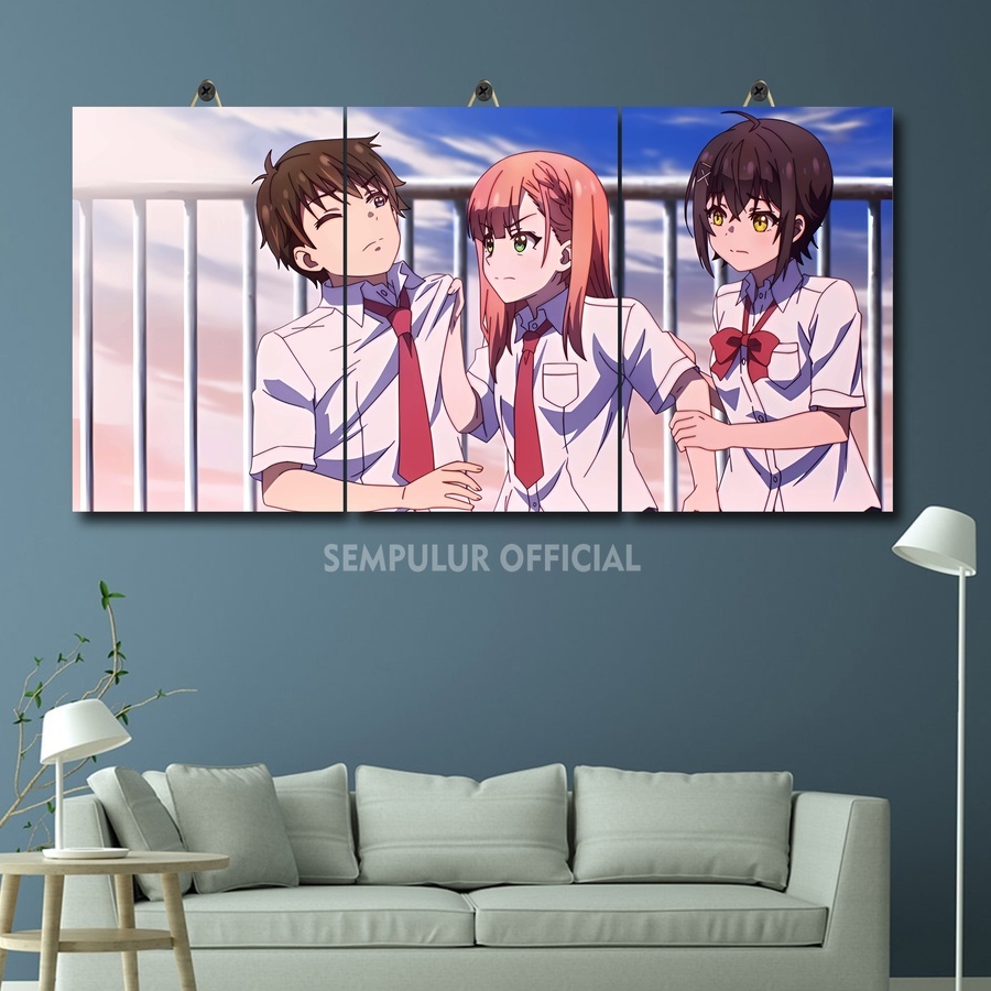 Hiasan Dinding Wall Display Waifu Anime The Dreaming Boy Is A Realist 