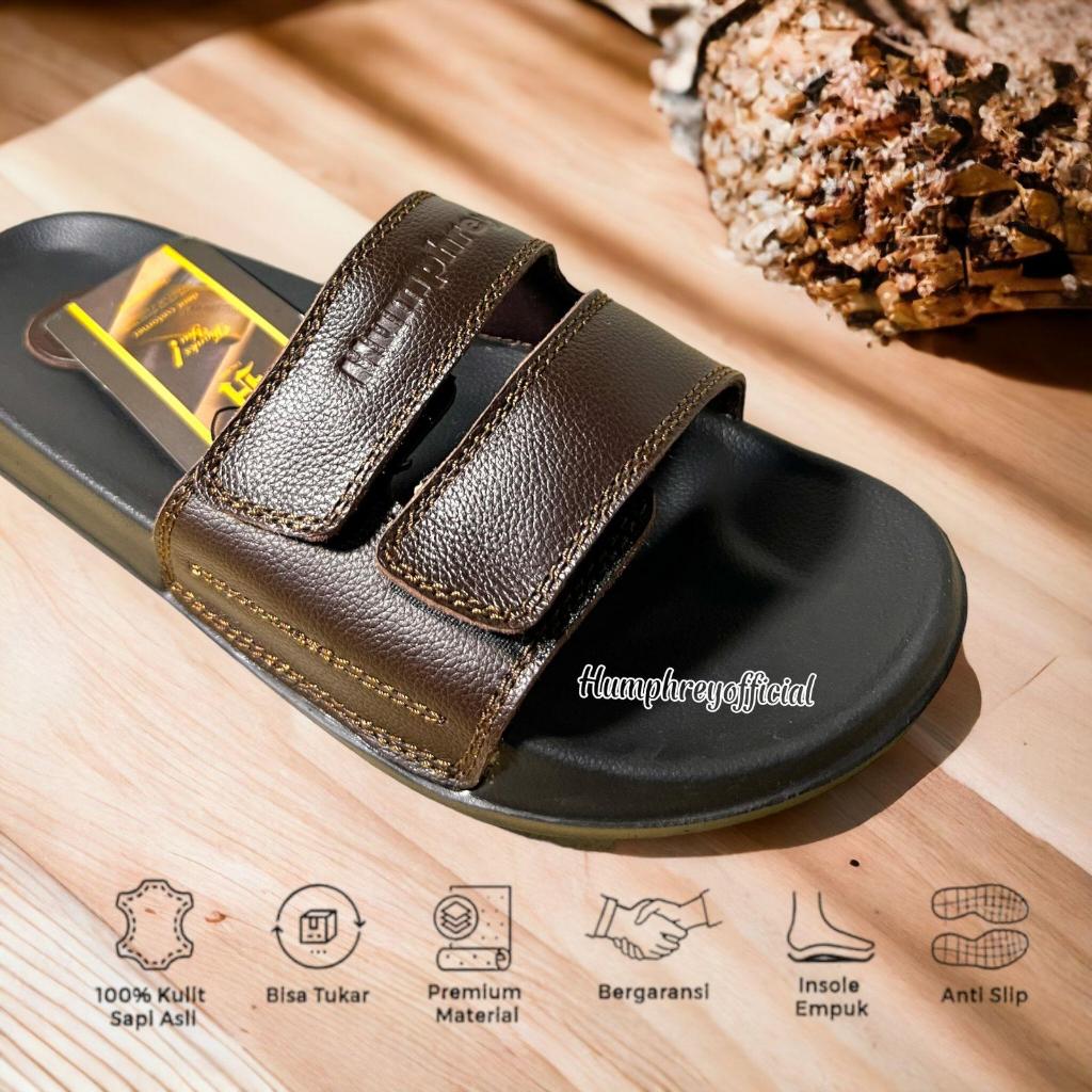 Genuine 2025 leather sandals