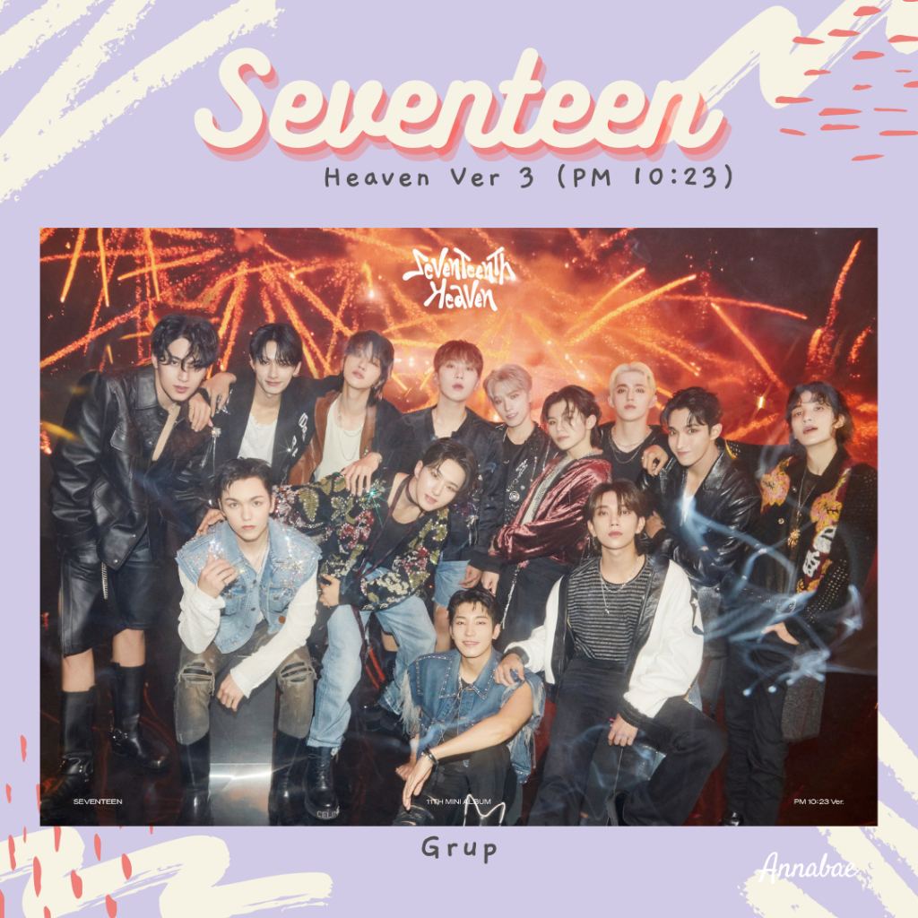 Seventeen Poster Heaven Ver 3 | Shopee Singapore