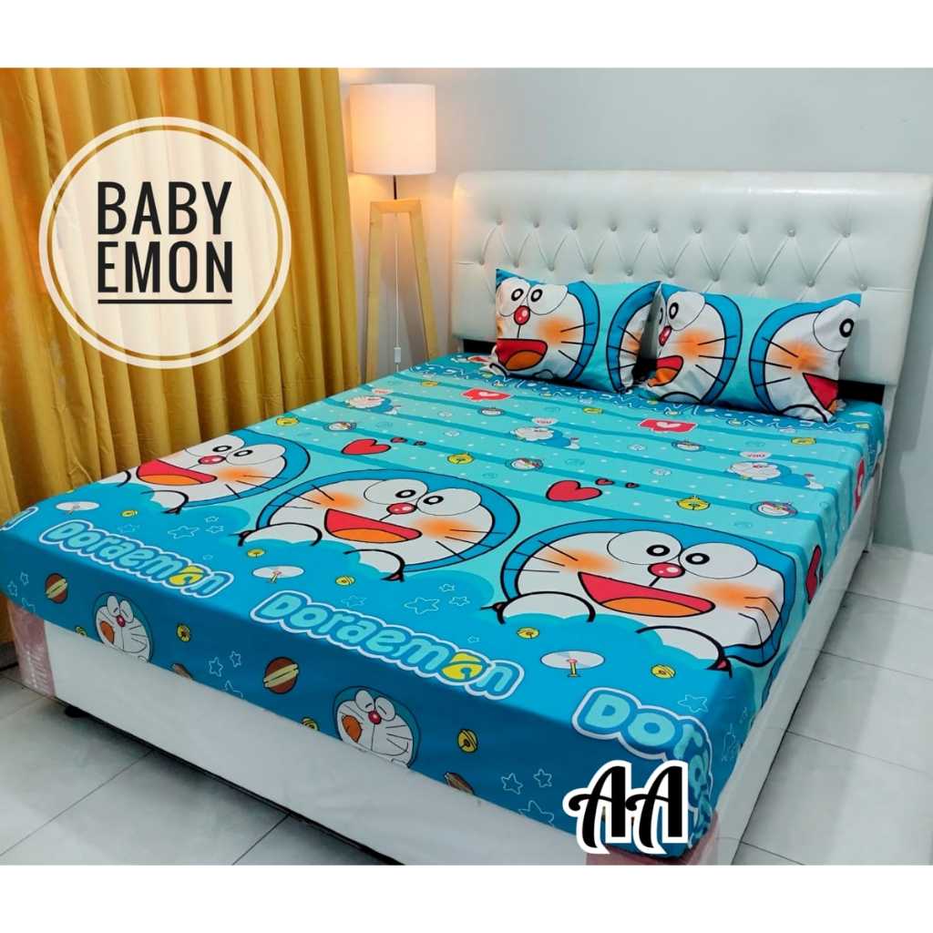 Doraemon Bed Sheet Group A No. 1 King 180/No. 2 Queen 160/No. 3 Double 120/Super King 200