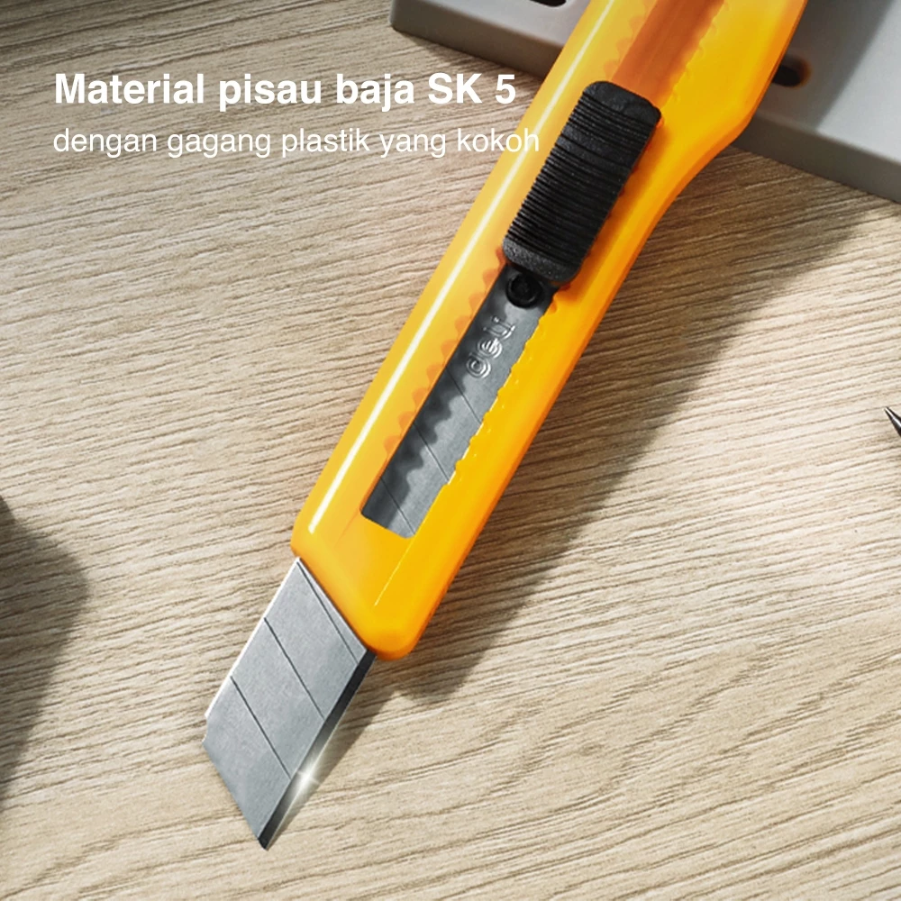 Deli Cutter / Pisau Pemotong SK5 Auto-Lock System 2001 - Gambar 3