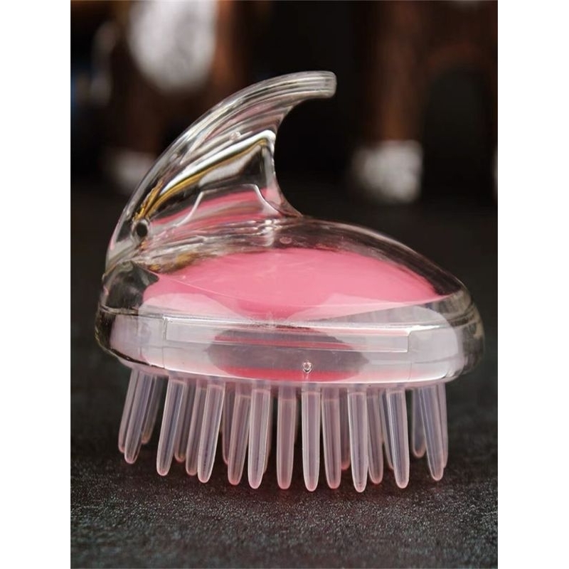 Shampoo Massage Hair Brush Silicone Head Body Massager Shampoo Scalp