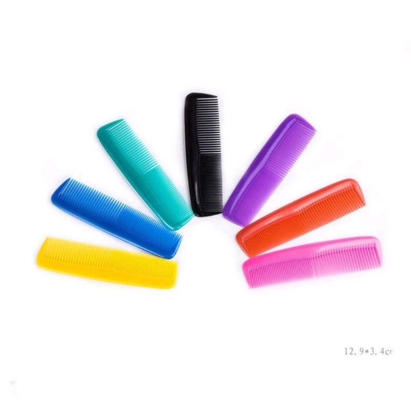 1PCS Sisir Rambut Saku Mini Pria Wanita Dewasa Sisir Sasak Hair Pomade Kecil Cowok Cewek Warna Hitam A169 - Gambar 4