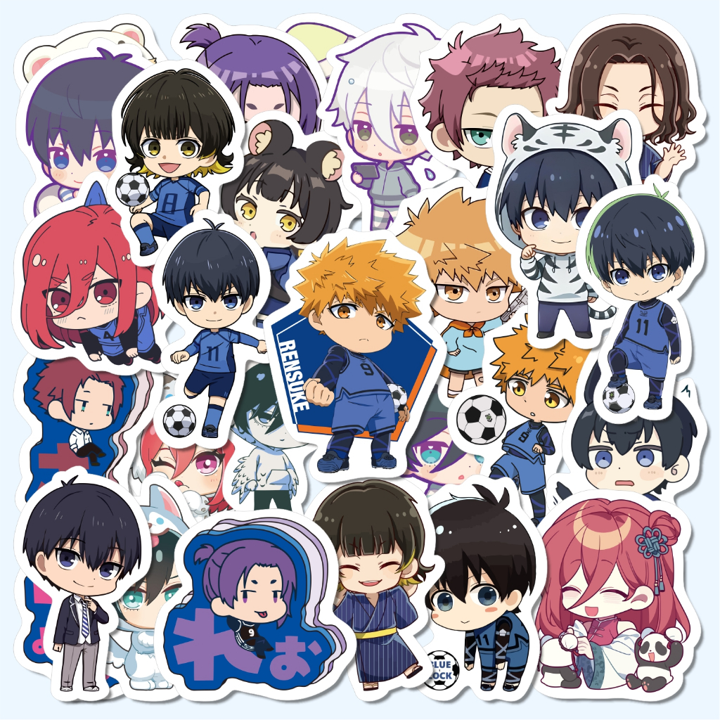 Blue Lock Bluelock Vinyl Waterproof Sticker Anime Sticker Laptop ...