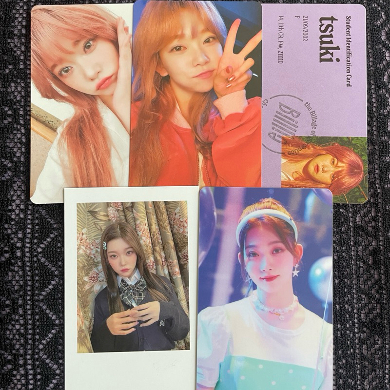 Billlie tsuki photocard - tbop tcsau patbingsu pc | Shopee Singapore