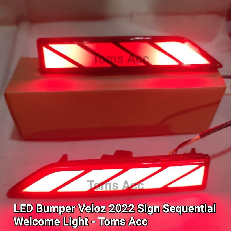 MATA Led Bumper Veloz 2022 2023 Toyota Sign Secret Welcome Light Cat's ...