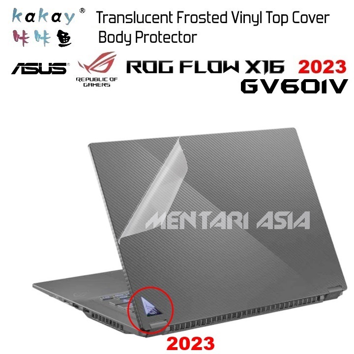 Body Protector ASUS ROG FLOW X16 GV601V 2023 - KAKAY Premium MATTE ...