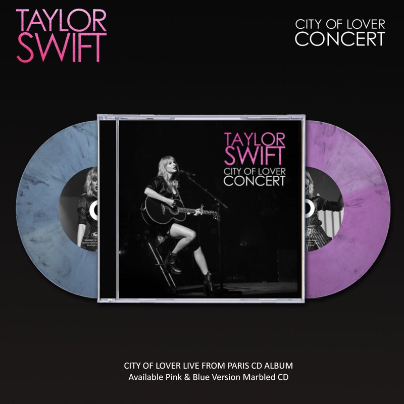 Taylor SWIFT CD - TAYLOR SWIFT CITY OF LOVER LIVE IN PARIS CD ALBUM ...