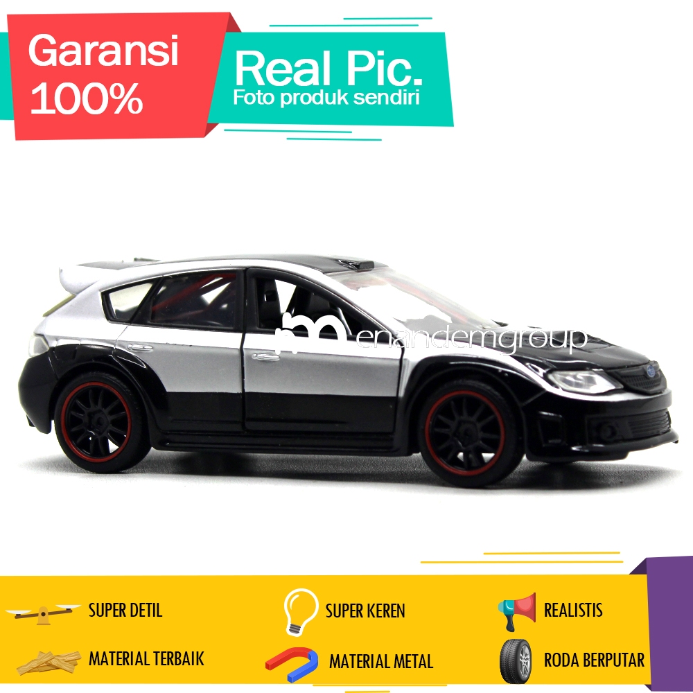 Diecast Miniature Toy Car Metal Fast & Furious Subaru Impreza WRX ...