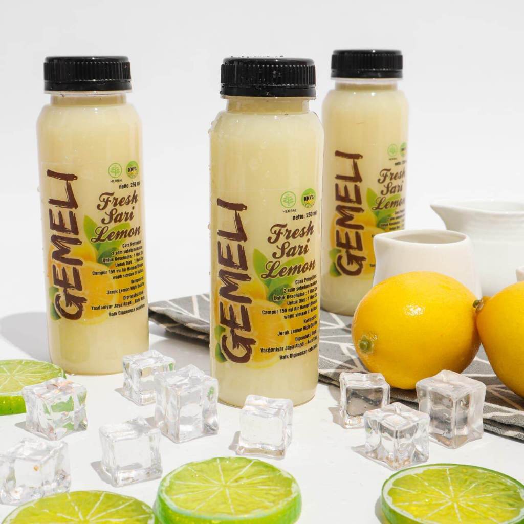 Sari Lemon Gemeli Murni California 750ml - Gambar 4