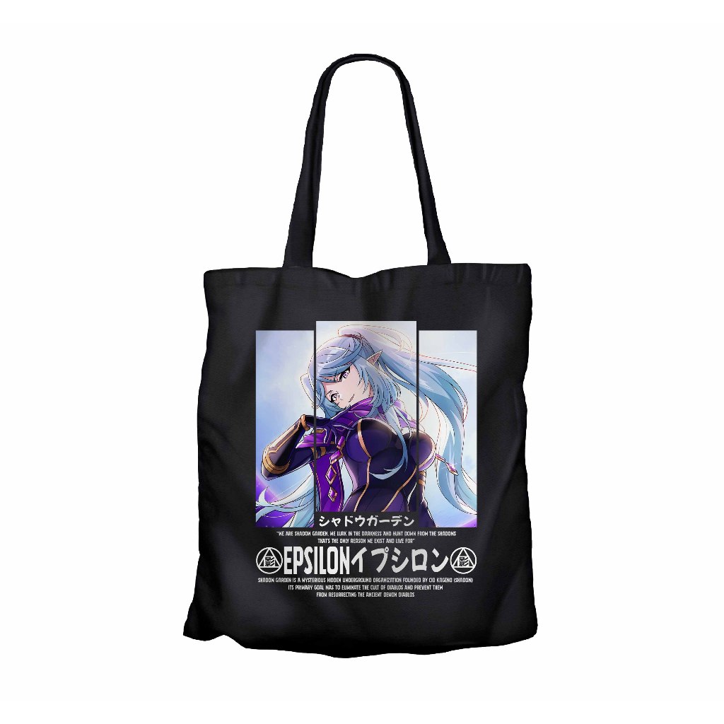 Tote bag infinite anime SHADOW GARDEN EPSILON MOON - THE EMINENCE IN ...
