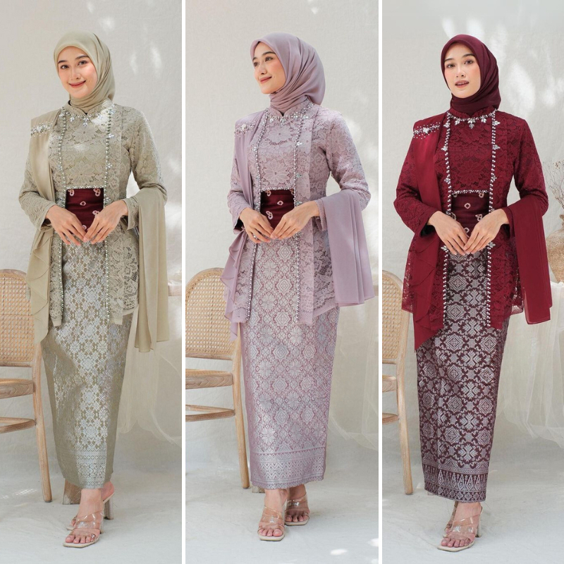 Laksmi Kutubaru Modern Kebaya Tunic Mix Songket Kebaya Graduation ...