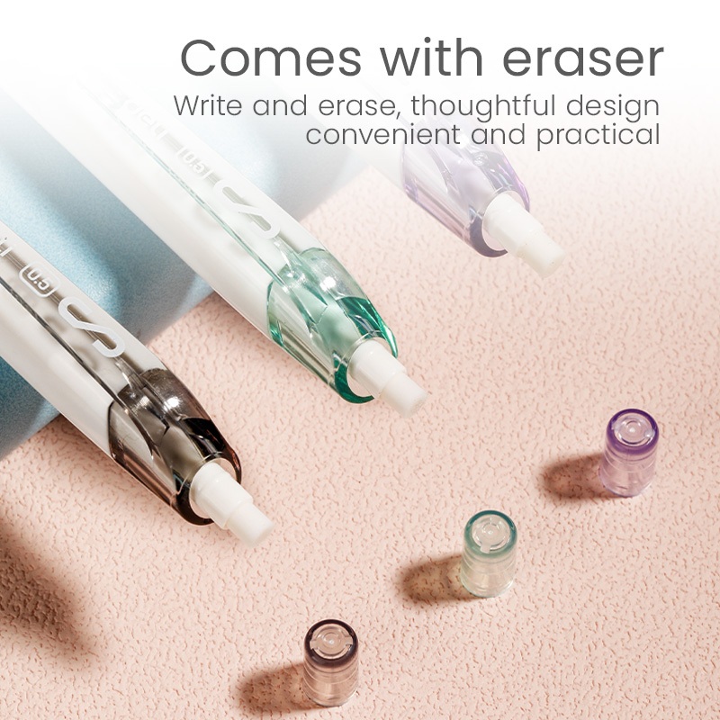 Deli Pensil Mekanik / Mechanical Pencil 0.5mm Gratis Penghapus EU745 - Gambar 3