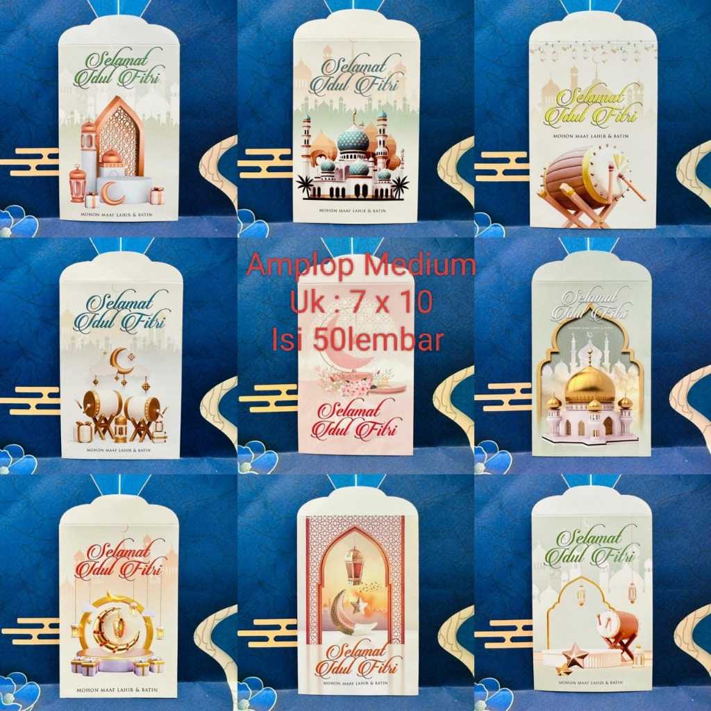 Hari Raya Eid Envelope / Mika Eid Envelope Contains 50 Sheets | Shopee ...