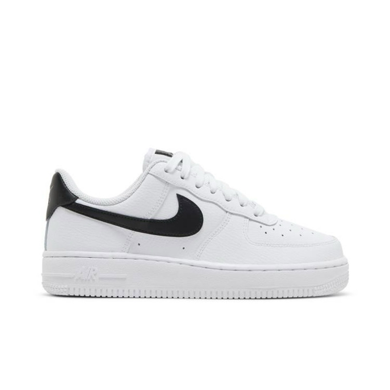 White air force clearance 1 with black check