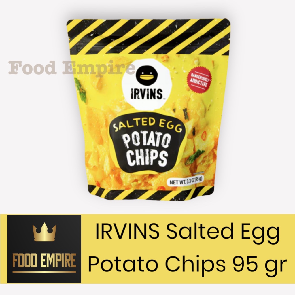 Irvins Salted Egg Potato Chips | 95 Grams | Shopee Singapore