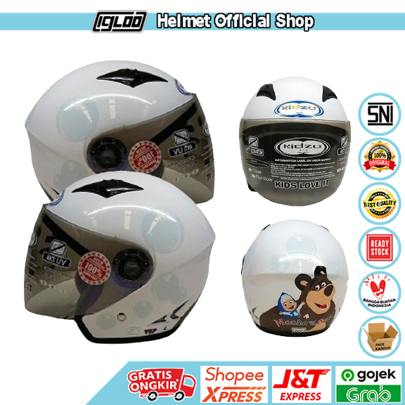 Helm Anak Kidzu Kids Fantasy Motif / Helm SNI