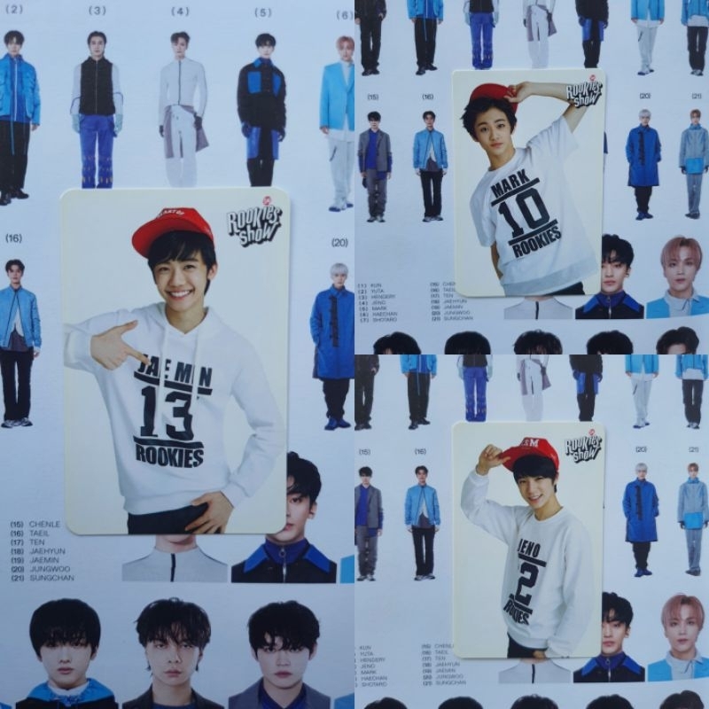 ️NCT DREAM 127 SM ROOKIES SHOW PHOTOCARD PC MARK JENO JAEMIN