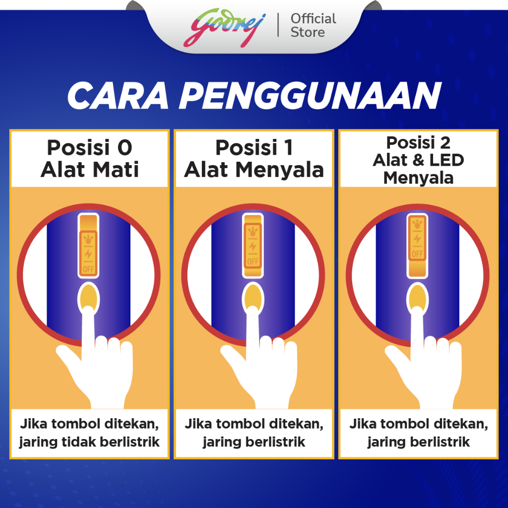HIT Expert Raket Nyamuk 3 pcs - Raket Nyamuk - Bunuh Nyamuk Penyebab Demam Berdarah (DBD) - Gambar 4
