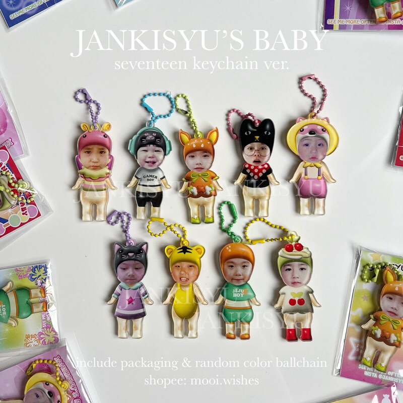 アクセサリー joechan Jankisyu田s Baby Seventeen ver Bag Charm Keychain Acrylic Sonny