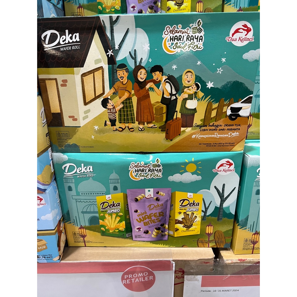 Deka Wafer Roll Special Gift Box Eid Edition 632 gr (3 Boxes Contents ...