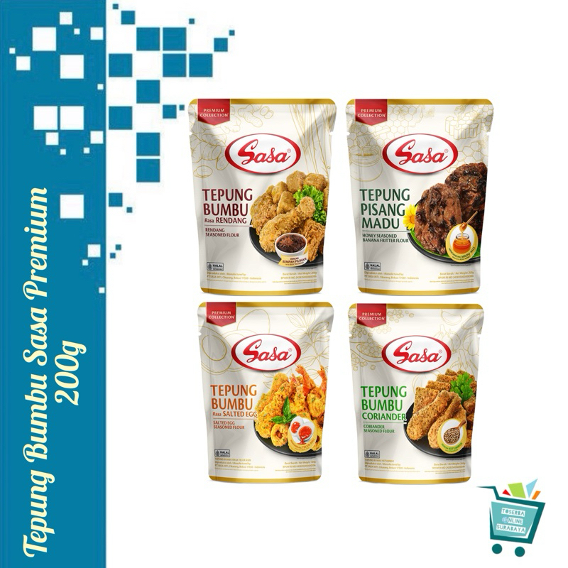 Sasa Premium Collection Salted Egg Seasoning Flour / Coriander / Fried ...
