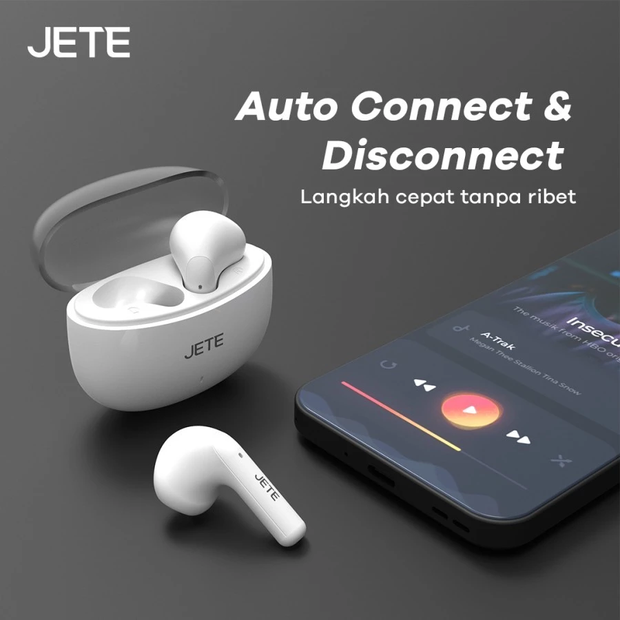 JETE TWS CE3 True Wireless Stereo Bluetooth 5.3 IPX 5 - Garansi 2 Tahun - Gambar 3