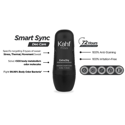 Kahf Anti Perspirant Deodorant Extra Dry 45mL / DEODORANT / ANTIPRESPIRANT - Gambar 3