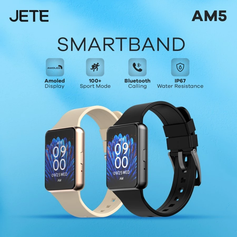 JETE Smartband Amoled JETE AM5 100 Sport Mode + IPX67 - Garansi 2 Tahun (RTL) - Gambar 3