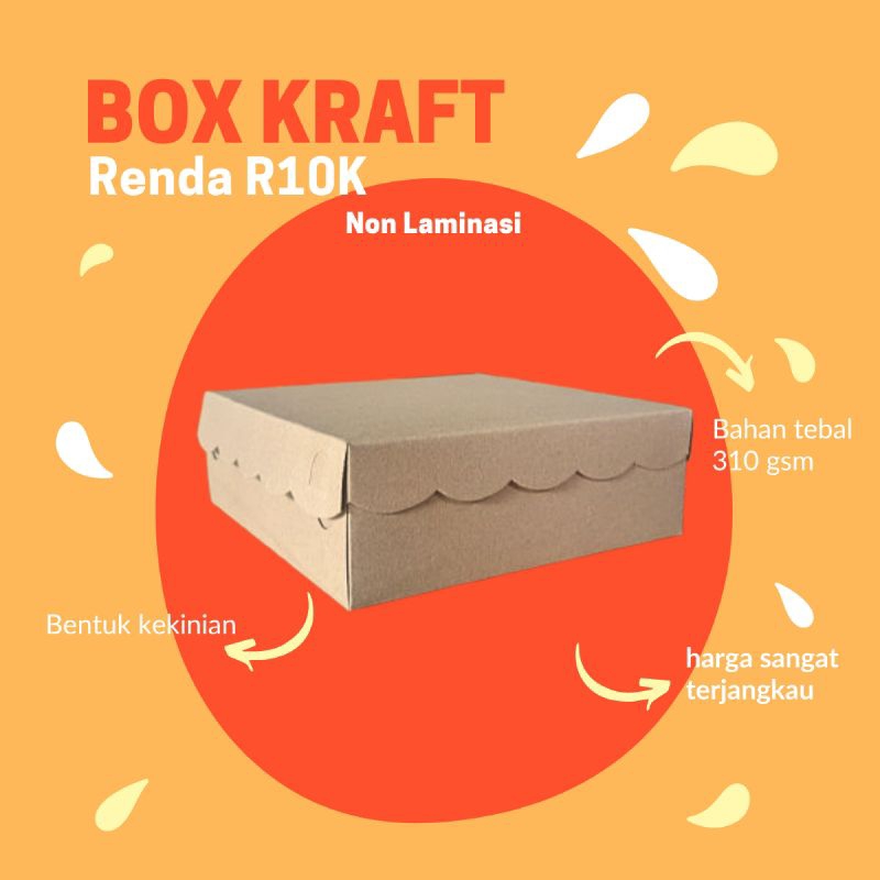 Catering Rice Box 20x20x7 Lace R10K NON LAMINATED / Catering Box / Rice ...