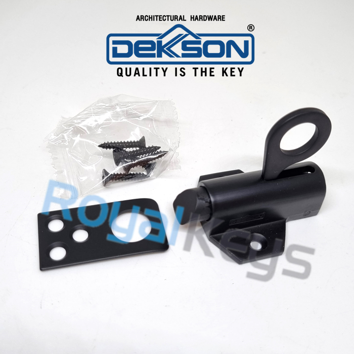 Spring Knip Dekson Dekkson SK 018 BR Black Wooden Window Lock Latch ...