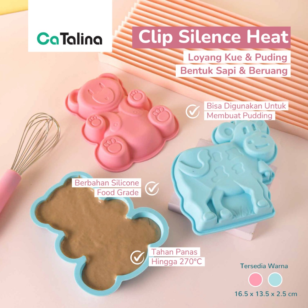 Cetakan Puding Coklat Kue Silikon Tahan Panas