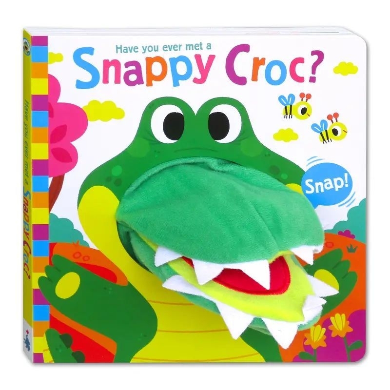 Have you ever met Snappy Croca? Board Book with Hand Puppet | Shopee ...
