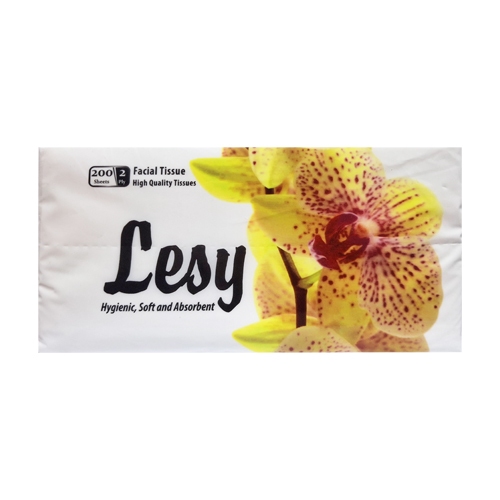 LESY FACIAL TISSUE 2PLAY ISI 200`SHEET / TISSUE KERING / PERAWATAN DIRI - Gambar 2