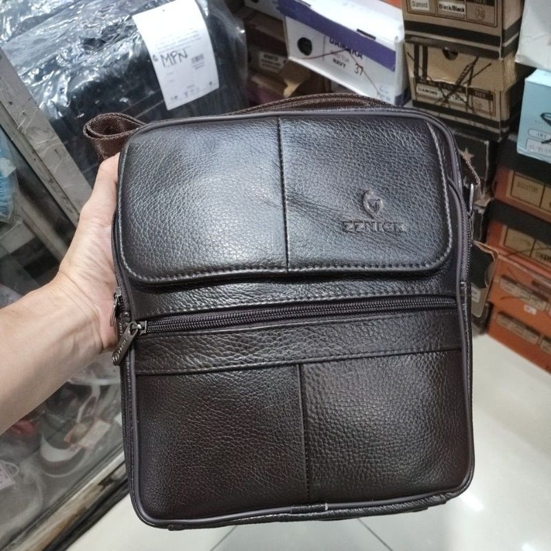 Zznick leather bag sales
