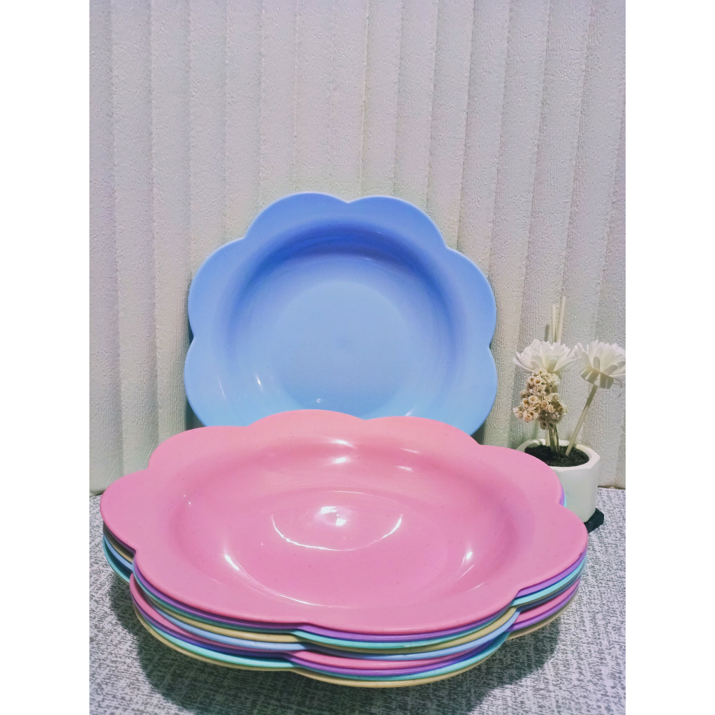 Dreamyhouse Piring Makan Plastik Jumbo Foodgrade - Gambar 3