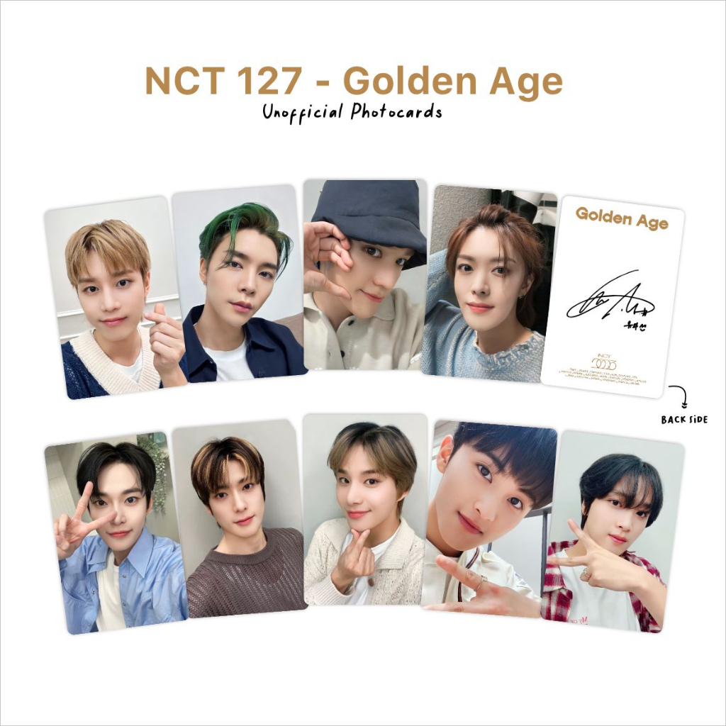 Nct 2023 Golden Age Unofficial Premium Photocard | Shopee Singapore