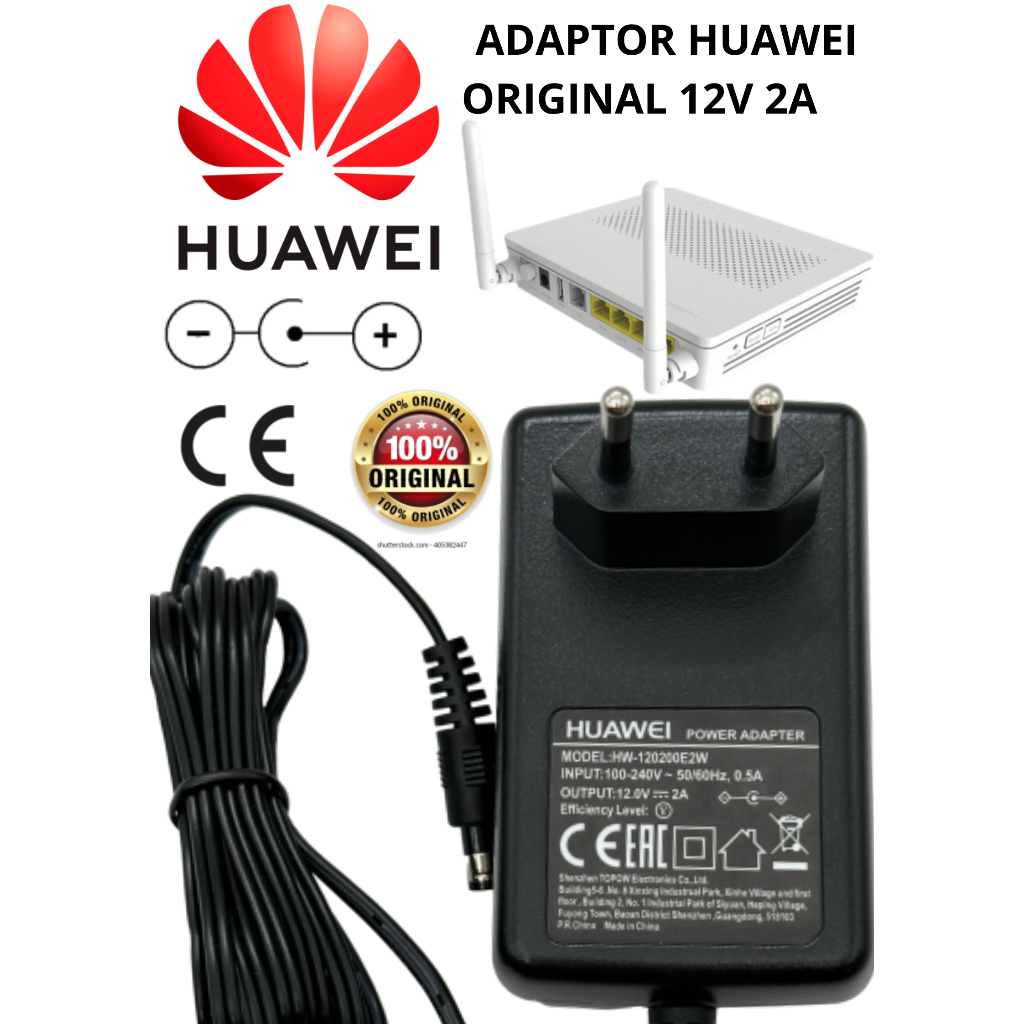 Huawei Switching Adapter 12v 2a Original Router Modem Cctv Dvr Ont Stb