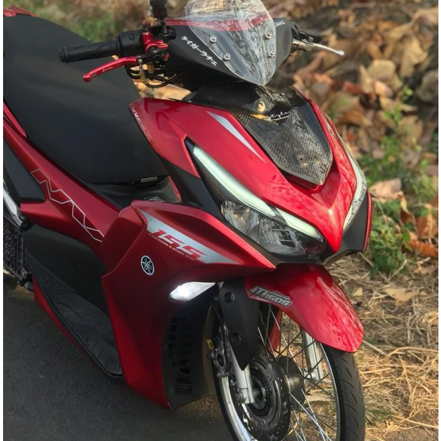 AEROX NEW 155 ALL CONNECTED NVX VVA SIMPLE DESIGN TRANSPARENT