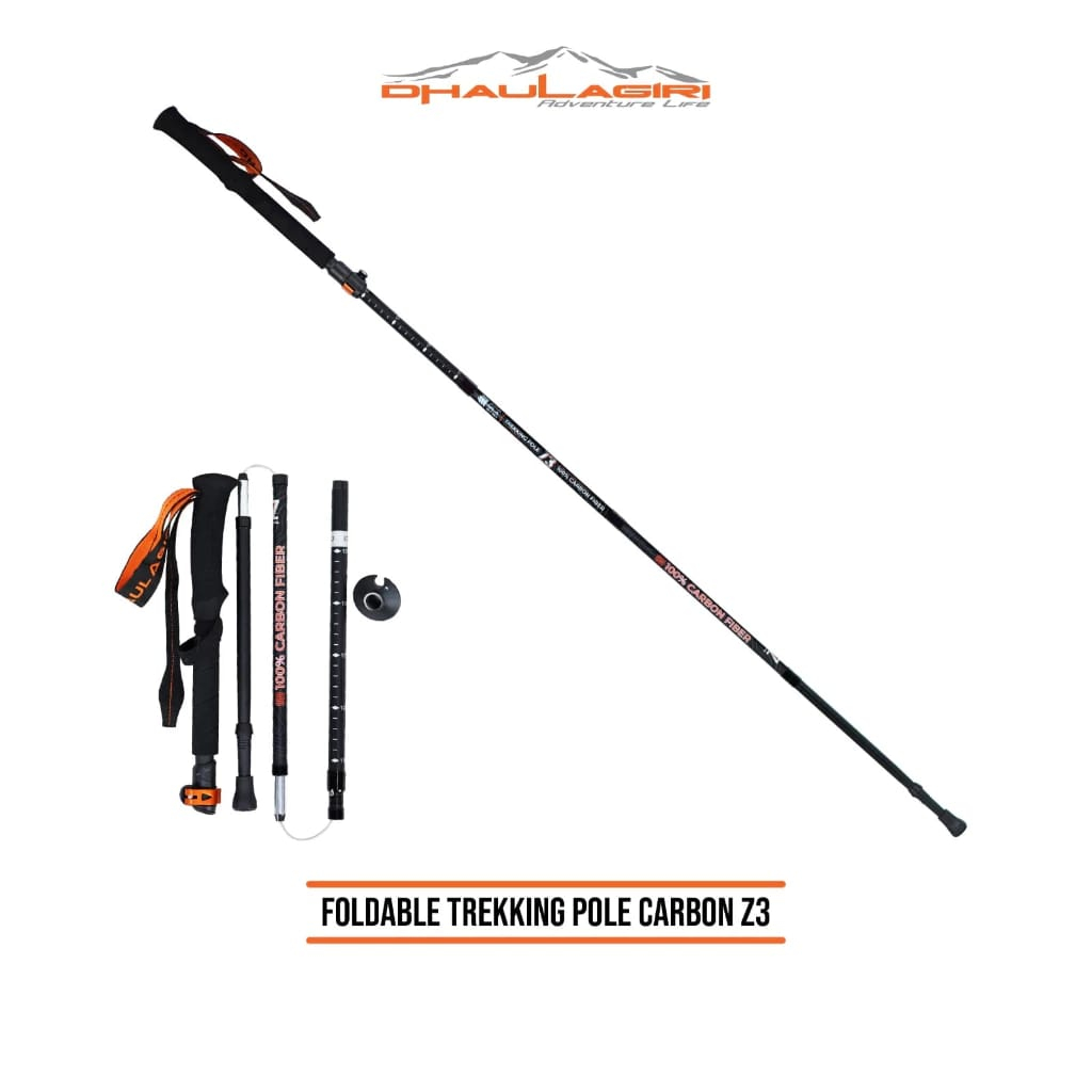 TREKING Trekking pole carbon dhaulagiri Z3 - Mountain stick - Tracking ...