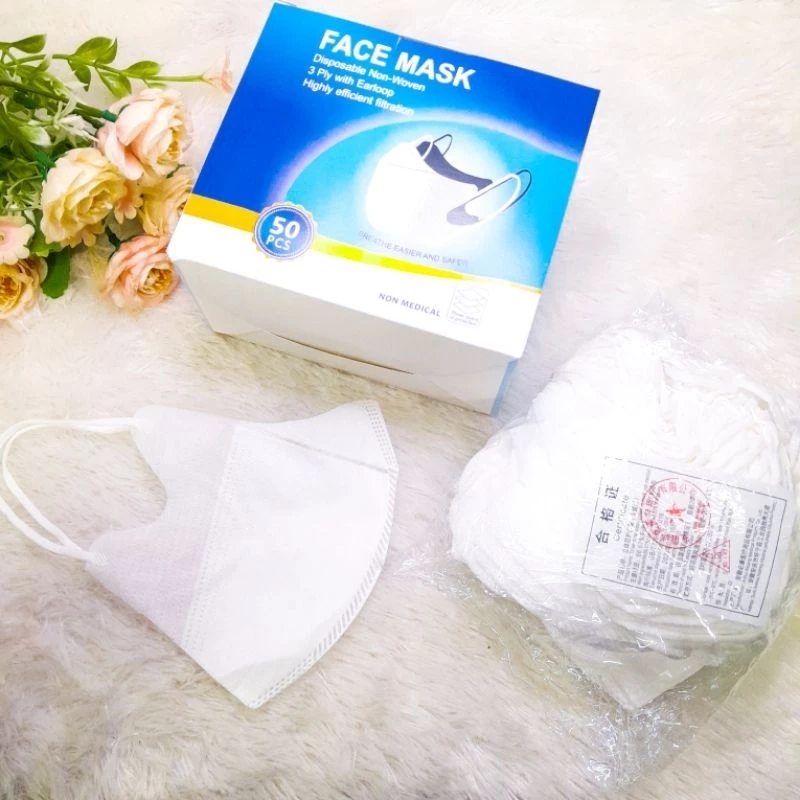 Masker Duckbill Masker Ear Loop Face Mask Sekali Pakai Isi 50pcs