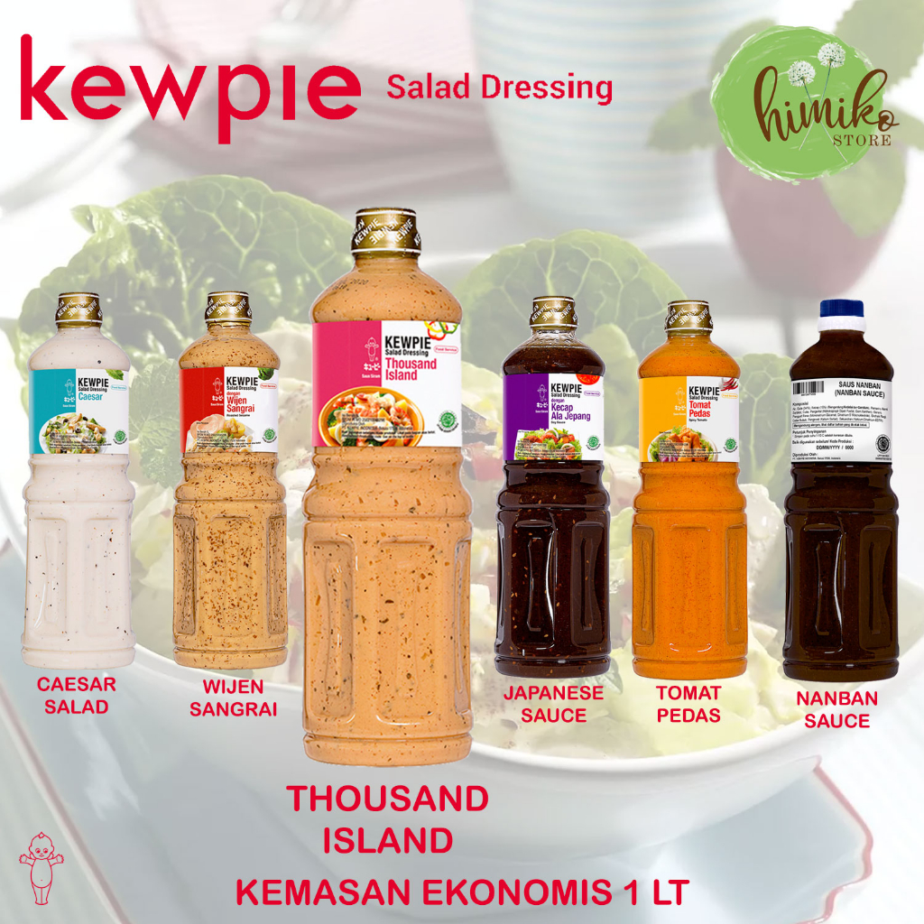 Kewpie Thousand Island Salad Dressing 1 Liter Flush Sauce Shopee