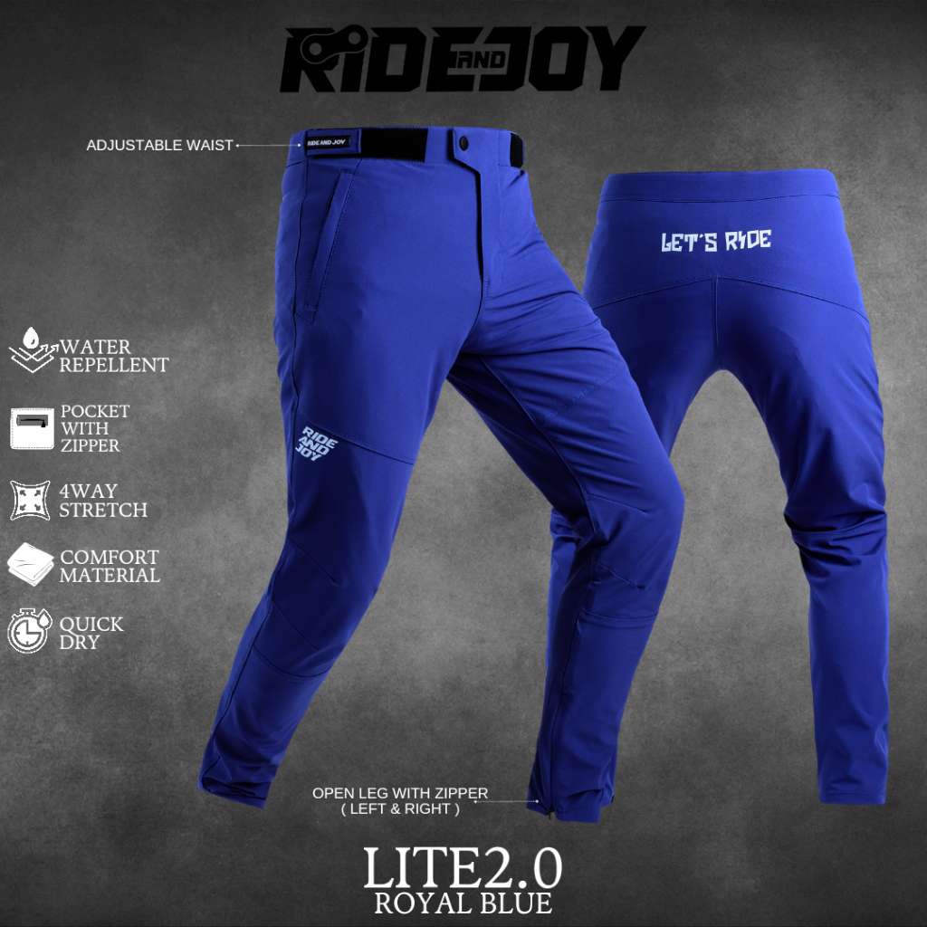 Lite2.0 ROYAL BLUE - Pants Men Sport Bike MTB non padding Enduro ...