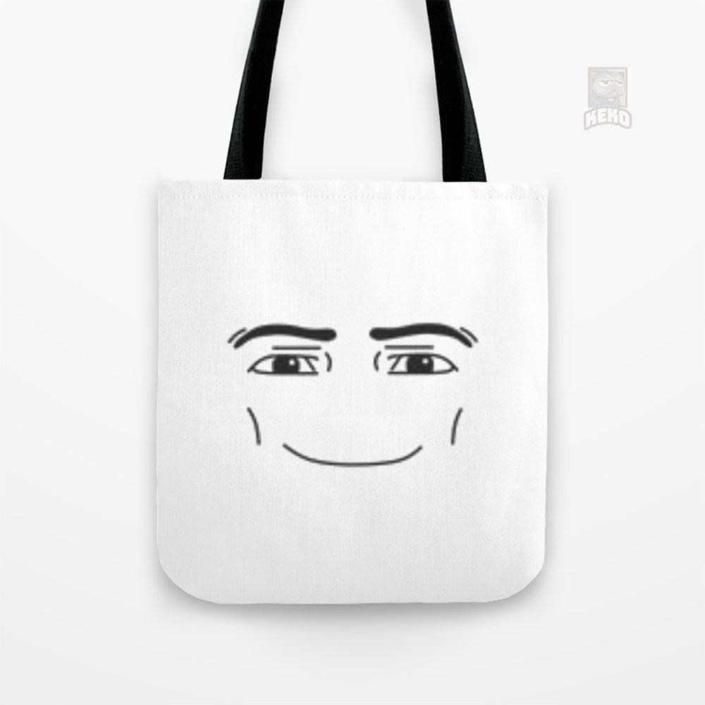 roblox man face Tote Bag for Sale by DOPANDA .