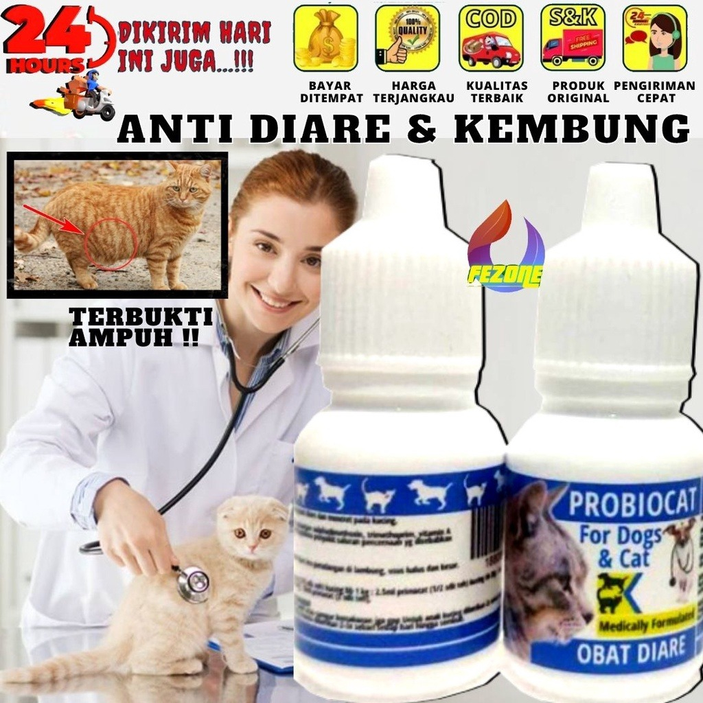 Probiocat 10ml Cat Medicine Mencret Diarrhea Digestive Disorders Priobiocat Diarrhea Medicine
