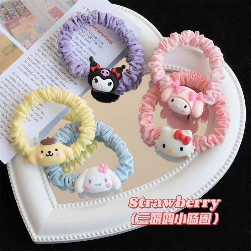 Sanrio MELODY CINNAMOROLL KUROMI POMPOMPURIN HELLO KITTY HAIR TIE ...