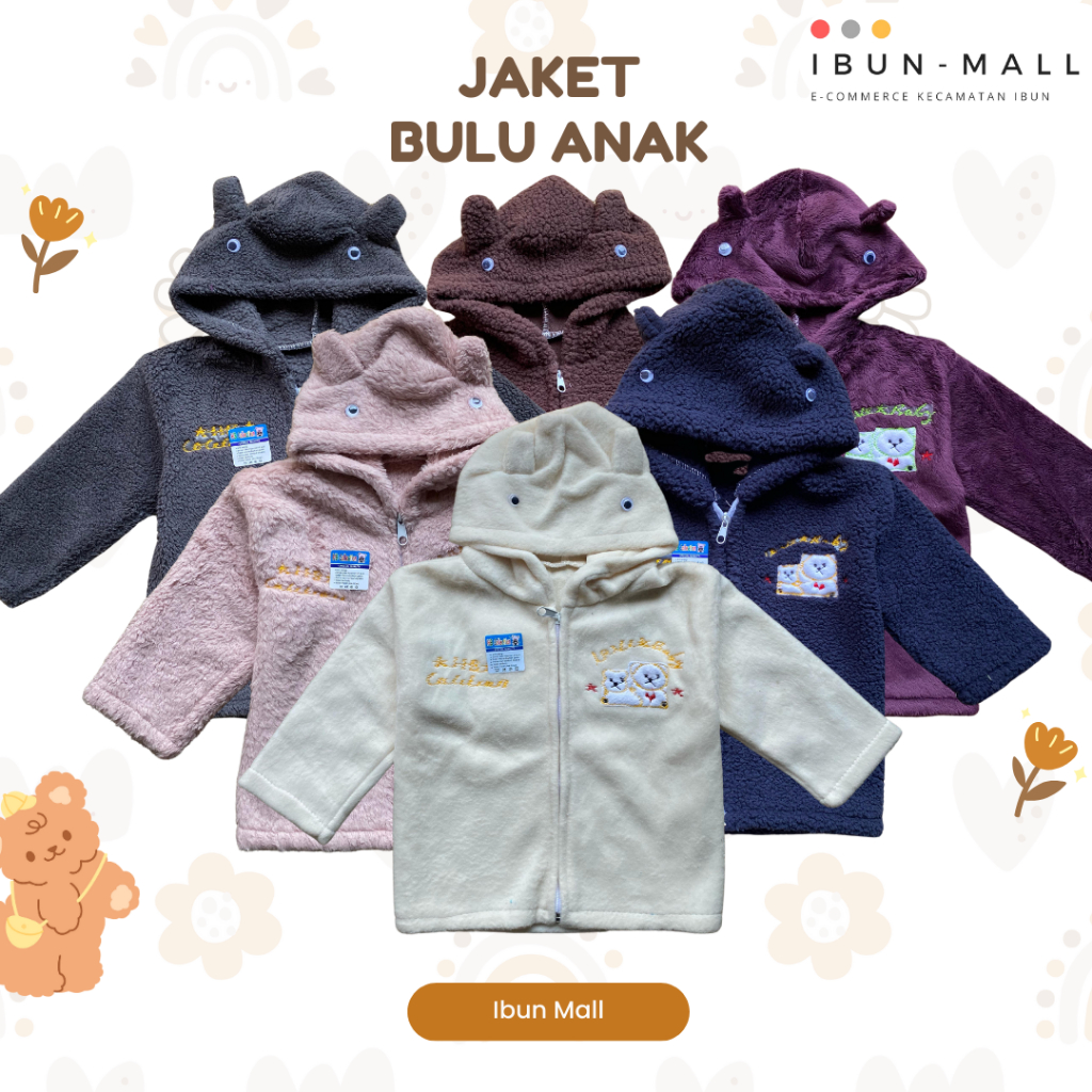 Ibun MALL - Children's Fur Jacket original Msme kec. Ibun | Shopee ...