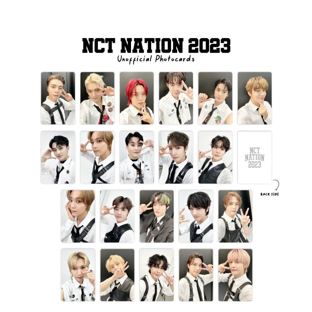 NCT DREAM チョンロ nation 2023 ユニフォーム トレカ Nct Nation 2-sided Premium Photocard 2023 Unofficial | Shopee