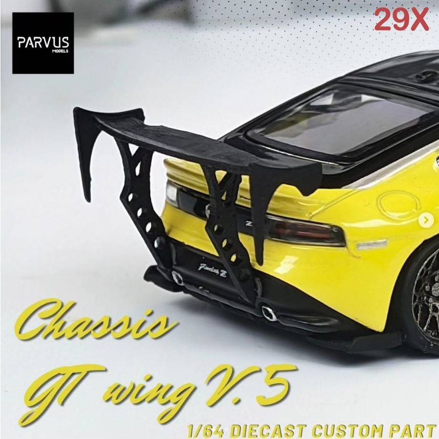 Parvus Models 29X GT Wing Type 5/V5 Accessories Diecast MiniGT HW MBX