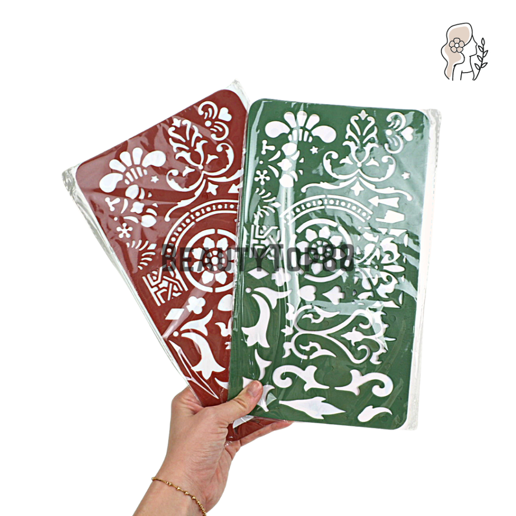 Batik Motif Line / Batik Pattern Tracing Ruler / Fancy Ruler | Shopee ...